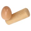 2PCS Wood Egg Shaker Natural Safe Musical Hand Percussion Instrument