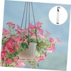 OFFSCH 5Pcs Plastic Hanging Basket Hooks Durable Planter Holders for
