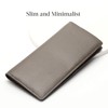 Bveyzi Ultra Slim Thin Leather RFID Blocking Credit Card Holder