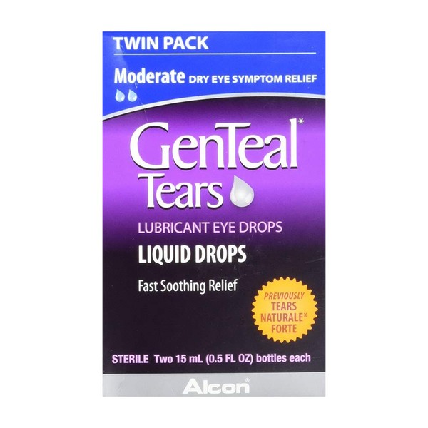 GenTeal Tears Liquid Drops two 0.5 fl oz per bottle ( 3 Pack)