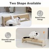 Meeyoview 30" Horizontal Scratching Post, Sisal Cat Scratcher with Spring