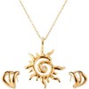 Omky Set de Joyería para Mujer – Collar Sol en
