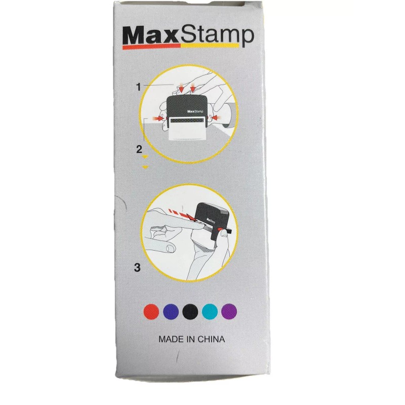 MaxStamp SI-20 Self-Inking Rubber Stamp 3/4 x 1 1 5/16″