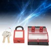 Circuit Breaker Protective Cover Padlock Set Transparent Breaker 4P 25mm