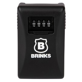 BRINKS - 80mm 4-Dial Resettable Combination Lock Box - Can Be Mounted on Any Solid Surface
