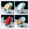 VOANZO 2Pcs Suction Soap Dishes with Drainage Shower Soap Holder