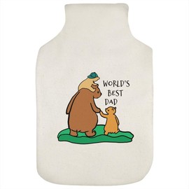 'World's Best Dad' Hot Water Bottle Cover (HW00035221)