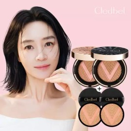 Cledbel 글로우파워리프트V쿠션 본품1+리필2 택1 Glow Power Lift V Cushion Main Product 1 + Refill 2 Choose 1 [[0002] Gold No. 23 main product 1) + refill 2)]