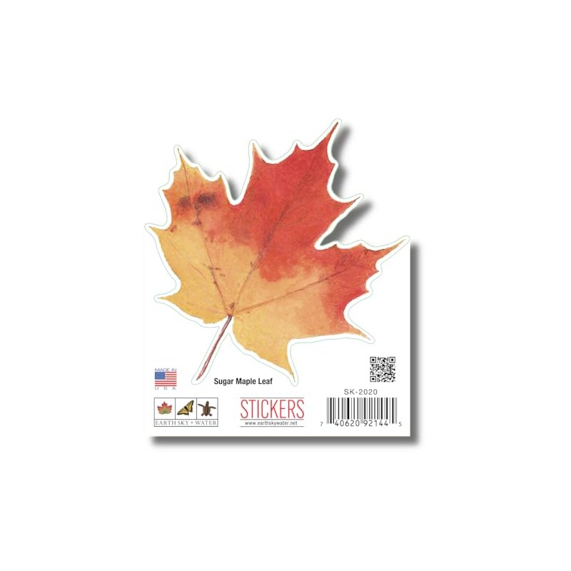 Earth Sky + Water - Sugar Maple Leaf - 3.5″