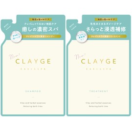 CLAYGE Shampoo & Treatment SR Smooth Floral & Musk Scent, Refill 13.5 fl oz (400 ml) Each