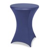 FestiCorp Spandex Table Cover, Cocktail Fitted Tablecloths, Round Highboy Stretch
