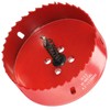 Luomorgo 110mm/4.33 inch Hole Saw, 1.46 inch Cutting Depth HSS