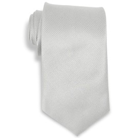 [Ysintl] ネクタイ 無地 大剣幅8cm 全長145m 洗濯可能 ビジネス 結婚式 就活 入学式 卒業式 ポリエステル シンプルかつエレガント シルバーグレー