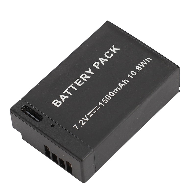 LP‑E17 Battery Pack 7.2V 1500mah Fast Charging Usb C Camera