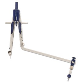STAEDTLER ‎553 02 Mars Comfort Compass for Drawing & Drafting with Extension Bar, 560mm Diameter (Box of 4 Pieces)