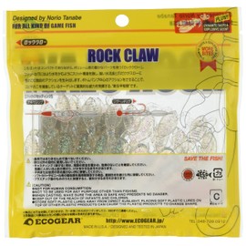 Ecogear Rock Claw 2" Lure, #323 Hokuriku Clear Holo