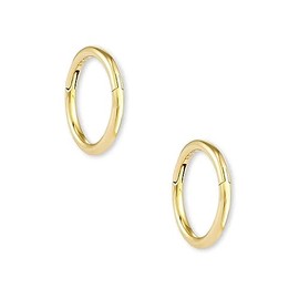 Kendra Scott Gina Seamless Huggie Earrings in 14k Yellow Gold, Fine Jewelry for Women