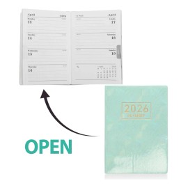 Cuaderno Portátil Con Calendario 2026: Planificador Académic