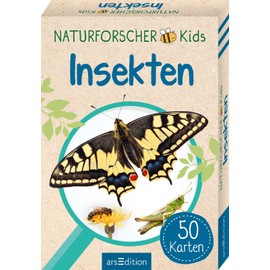 Naturforscher-Kids – Insekten: 50 Karten | Heimische Arten erkennen und bestimmen