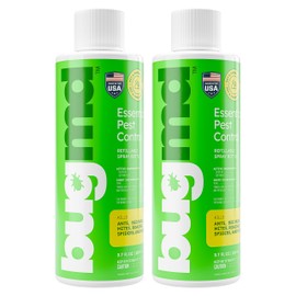 BugMD Pest Control Essential Oil Concentrate (3.7 oz, 2 Pack) - Plant Powered Bug Spray Quick Kills Flies, Ants, Roaches, Mosquitoes, and More