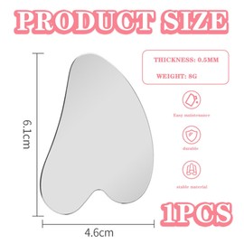 Stainless Steel Gua Sha,Metal Gua Sha,Terahertz Gua Sha,Gua Sha Stainless Steel,Steel Gua Sha,Stainless Steel Gua Sha Tool,Lymphatic Drainage Massage for Legs,Back,Face,Neck,Muscle Relaxation