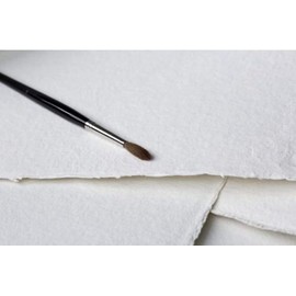 Indigo Artpapers Watercolor Paper Pad, 16 Sheets, 8x10 (140lb/300g) | Handmade 100% Cotton Rag, Cold Pressed Paint Paper, Acid-Free Water Color Paper Pad, Wirebound Watercolor Sketchbook Journal