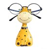BlissfulVistas Resin Animal Eyeglass Holder, Decorative Animal-Shaped Glasses Stand for