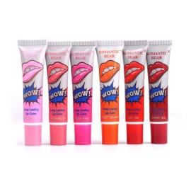 Wow Labial Tinta Coreana Oriental Indeleble 6 Pz Larga Durac