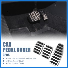 VekAuto 3pcs Accelerator Pedal and Brake Pedal Cover Set for Suzuki Swift Auto Accessories