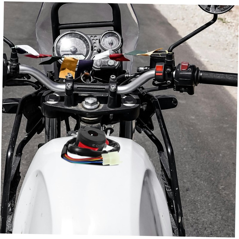 Zerodeko Motorcycle Kill Start Switch Handlebar Button with Electric Start