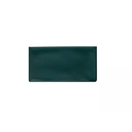 Easy Read Register 5 Checkbook Registers with 1 Vinyl Checkbook Cover for Top Tear Checks - Green