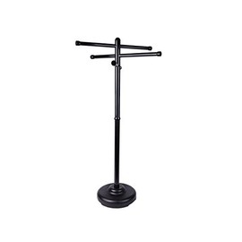 Outdoor Spa and Pool Towel Rack (Black)