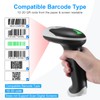 JRHC Bluetooth Barcode Scanner, Wireless Bar Code Scanners with Stand