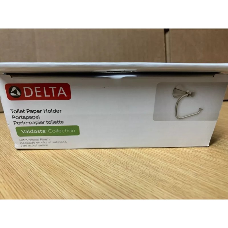 Delta Valdosta Satin Nickel Wall Mount Single Post Toilet Paper