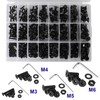 FandWay Pack of 720 M3 M4 M5 M6 Countersunk Bolts,