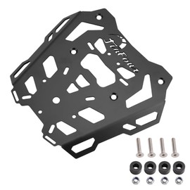 Frezon Black Rear Rack Carrier Luggage Plate Fit for Honda XL750 Transalp 2023-2024