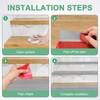 M METERXITY Stair Edge Trim 10FT Vinyl Rubber Stair Nosing