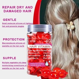 Mother's Day Gifts, Hair Treatment Serum - No Rinse with Argan Macadamia Avocado Oils - Vitamins A C E Pro B5 - Conditioner for Women & Men Haircare Comfort