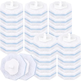 ZHUOMINGJIA 80 Pcs Toilet Wand Refills, Disposable Toilet Brush,Disposable Toilet Bowl Brush Replacement Heads,for Bathroom Cleaning,Clean Toilets,bathtubs,mop Pools, wash basins