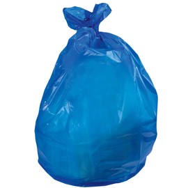 Eco-Blend Max 40-45 Gallon Can Liner by Heritage Bag Co. (150 Pack) 40"x46" 0.8mil Blue Tint. Made with 30% PCR