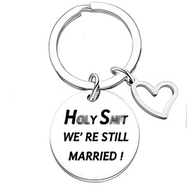 Funny Gifts for Him Her Husband Wife Keyring Couples Gifts For Him Her Key ring Valentines Day Anniversary Birthday Christmas Wedding Gifts for Women Men Hubby Wifey Jewellery Keychain