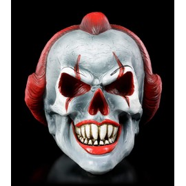 Figuren Shop GmbH Gothic Skull Horror Clown - Play Time | Fantasy Decorative Figurine, Hand Painted