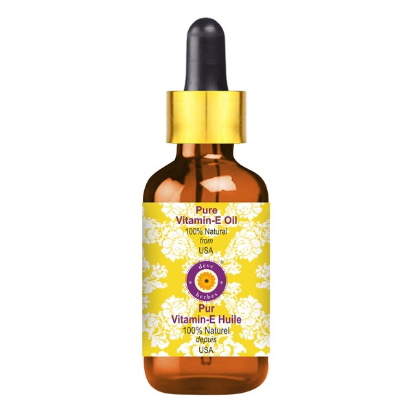 Deve Herbes Pure Vitamin E Oil with Glass Dropper 15ml