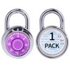 XanHen Combination Padlocks with Metal Body, Indoor Use for Gym