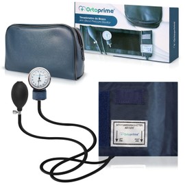 OrtoPrime Blood Pressure Monitor Manual Upper Arm - Professional Blood Pressure Cuff - Manual Blood Pressure Monitor with Upper Arm Cuff Includes Kit for Medical Professionals