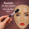 Glinexa5D Silicone Makeup Practice Face – Reusable Mannequin Head with