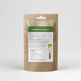Carefood - Organic Spirulina Powder - Superfood 100% Organic and Suitable for Vegans - Super Food Ecological with High Nutrient Content and Saturating Effect - 200 g