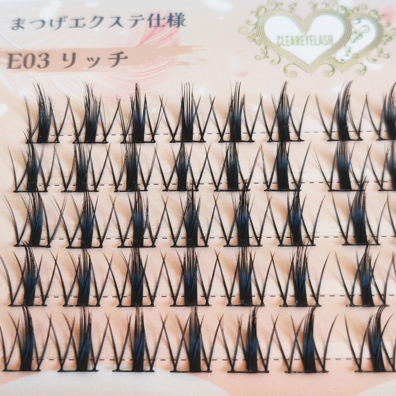 CLEAREYELASH Partial False Eyelashes, Large Capacity, 60 pcs, Korea, Natural,