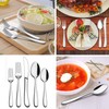 LIANYU 60-Piece Heavy Duty Silverware Set, Stainless Steel Flatware Cutlery