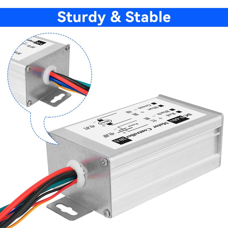 DC 6- 60V 20A 500W BLDC Three-Phase Brushless Motor Controller